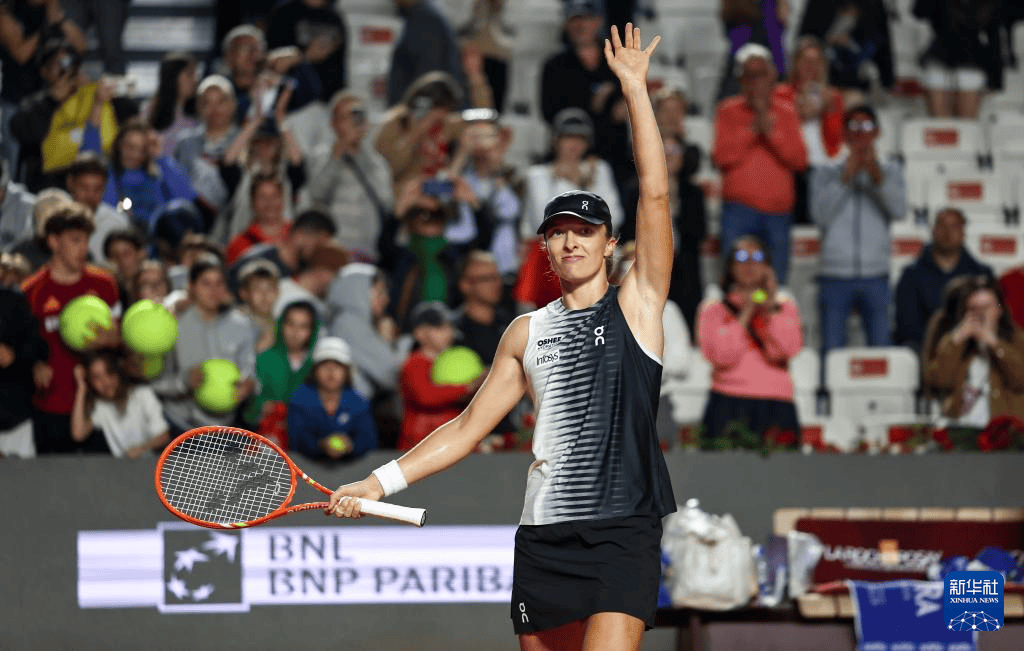 WTA1000罗马站:斯维亚特克胜大坂直美